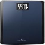 RunSTAR 550lb Bathroom Digital Scale for Body Weight with Ultra-Wide Platform and Large LCD Display Accurate High Precision Scale with Extra-High Capacity