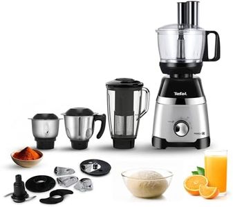 Tefal Chef Assist 800 Watts Mixer Grinder with Juicer and Food Processor | 15-in-1 Versatile Appliance| Powerful 800W Motor | 4 Jars and 7 blades| Europe’s No.1 Blending Brand | 3-Year Warranty
