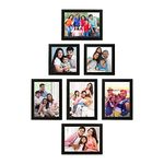 SJM Enterprises Collage Photo Frames, Set of 7, Wall Hanging (7 Pcs Set) Size- 5X7 5 X 5