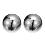 CYIWPH Two 2-1/2" Inch Diameter Hardened Chrome Solid Steel Bearing Balls, Precision Balls (2 Pieces)