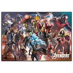 Grupo Erik Marvel Avengers: Endgame Desk Mat | Desk Decor | 13.5 x 19.5 inches - 34.5 x 49.5 cm | Desk Pad | Desk Protector Mat | Marvel Gifts | Back to School Supplies | Marvel Merchandise