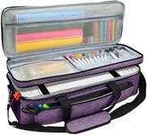 Carrying Case for Cricut Explore Air 1 2 3, Luxiv Double-Layer Bag Compatible with Cricut Maker 1 2 3, Carrying Bag Case for Cricut Explore Air/Air 2/Air 3 Portable 2 Layer Bag for Cricut Cut Machine