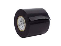 MAT Professional Grade Wide Electrical Tape Black - 3 in. x 66 ft. UL/CSA Listed core (1-ROLL) - Waterproof, Flame Retardant, Strong Rubber Based Adhesive for Use at No More Than 600V & 176F