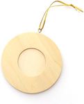 LWR CRAFTS Wooden Mini Round Photo 