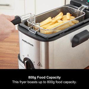Morphy Richards 3L Deep Fat Fryer – Stainless Steel Electric Cooker