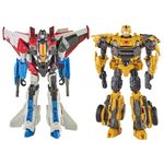 Transformers: Reactivate Video Game-Inspired Bumblebee and Starscream 2-Pack, 6.5-inch Converting Action Figures, 8+