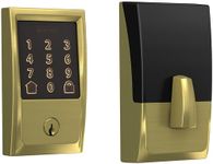 Schlage BE489WB-CEN Encode WiFi Enabled Electronic Keypad Deadbolt with Century Trim - Satin Brass