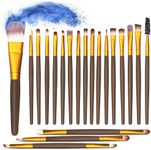 20PCS/Set Soft Makeup Foundation Powder Brushes Face Eye Shadow Eyeliner Foundation Blush Lip Cosmetics Blending Brush Tool
