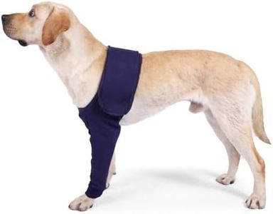 DONGKER Dog Recovery Sleeve,Self-Adhesive Dog Anti-Licking Sleeves Elastic Dog Arm Sleeve for Pet Leg Injury Sprains(Note That hind Legs do not Apply)