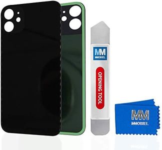 MMOBIEL Back Cover Battery Door Compatible with iPhone 11 6.1 inch Black Incl Openingtool and Adhesive