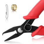 GOLD DEER Split Ring Pliers Jump Ring Opener Ring Opening Pliers Split Ring Opening Pliers Ring Splitter Plier Jewelry Making Tools Tweezers Opener Tools for Jewelry Beading Repair Making Supplies