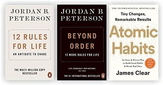 3 Books Collection Set [12 Rules for Life: An Antidote to Chaos; Beyond Order: 12 Mire Rules for Life & Atomic Habits: An Easy & Proven Way to Build Good Habits & Break Bad Ones]