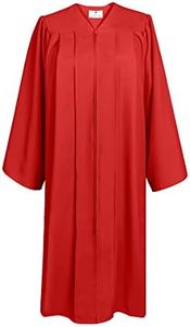 GradPlaza Matte Choir Robe for Church Baptism Officiant Confirmation or Costume,Graduation Gown for School