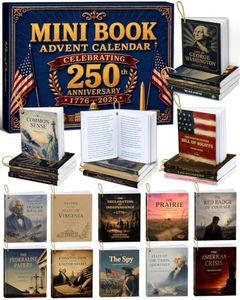 USA 250th Anniversary Mini Book Advent Calendar 2026 for Book Lovers