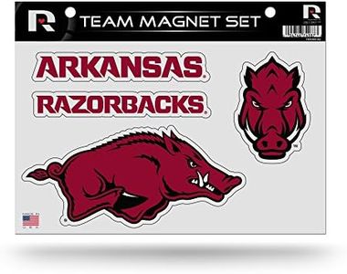 NCAA Arkansas Razorbacks NCAA Team Magnet Sheet, Red, 11" x 8.5" x 25"