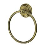 Kingston Brass BA2714AB Milano 6" Towel Ring, Vintage Brass