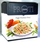Proti King High Protein - Low CARB Orzo Pasta by Being Well Essentials - 18g protein - only 110 calories & 4 NET carbs - 7 servings