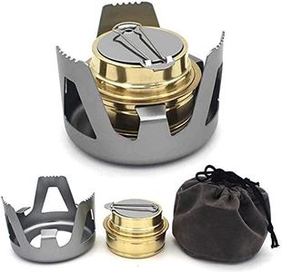 Keweis Portable Outdoor Mini Alcohol Stove Burner Ultralight Camping Cookware Set for Outdoor Camping, Hiking, Backpacking, Picnic