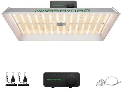 MARS HYDRO TS1000 150 Watts LED Grow Lights for Indoor Plants, Patented Reflector Dimming Daisy Chain Sunlike Full Spectrum Growing Lamps for Seedlings Veg Bloom in 3x3 Grow Tent Greenhouse