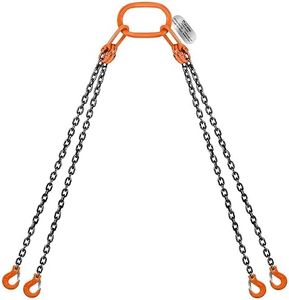 SALUINOKI Lift Chain Sling 10Ft 4 Way x 5/16 inch 11000lbs 5 Ton for Chains Lifting