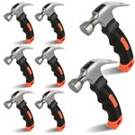 LISHINE Small Claw Hammer 12 Oz Stubby Hammer Mini Hammer for Kids Women Men, Multifunction Claw Hammers Tool with Handle for Home Repair, Construction