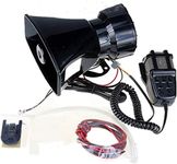 YIDA 12V 80W 7 Tone Sound Car Siren Vehicle Horn With Mic PA Speaker System Emergency Sound Amplifier Car Siren Speaker