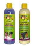 Baby love kids natural Shea butter detangling lotion 435ml + conditioning shampoo 435ml sets