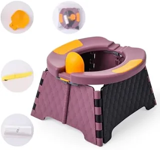 Portable Potty for Toddler Travel, Kids Travel Potty Training Chair with Travel Bag, Baby Potty Training Toilet for Outdoor and Indoor Easy to Clean (Purple) by Yszawmx, Includes 30 Replacement Bags