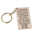 Silver Pebbles Black Engraved On Steel Personalised Gift Keychain customised Keychain Key for Home (RoseGold)