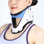 Cervical Neck Traction Device, Neck Stretcher for Cervical Pain, Cervical Traction Device with 2 Knobs, Improved Stretcher for Neck Decompression and Neck Tension Relief