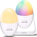 Fosmon Night Light for Kids, Rechargeable Cordless Last up to150 Hours, Dimmable 8 Color Change with Shake and Touch Control, Night Stand Lamp for Newborn Baby Nursery, Breastfeeding, Boys Girls Toys