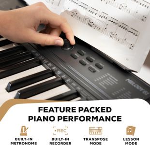 Alesis Melody 61-Key Keyboard Piano – Portable Digital Instrument