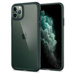 Spigen Ultra Hybrid Back Cover Case Compatible with iPhone 11 Pro (TPU + Poly Carbonate | Midnight Green)