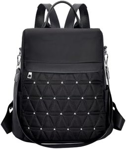 Eshow Zaino Antifurto Da Donna, Zainetto con Multitasche e Multifunzionale, Borsa Casual ed Moda per Viaggio, Scuola, Lavoro, Shopping, Visite e Università