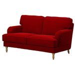 Soferia Replacement Compatible Cover for Stocksund 2-Seat Sofa, fabric Elegance Red