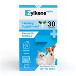 Zylkene Plus Calming Supplement for Cats & Dogs up to 10kg | Promotes Relaxation in long-term challenging situations: New baby, Home Alone, Moving house | Easily administered | 30 capsules