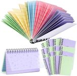 Koogel 800PCS Ruled Index Cards with Covers, 16 Pads 3 x 5 inch Colorful Flash Cards for Studying Bulk Neon Index Cards with Spiral for Learning Memory Office School Supplies