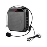 Voice Amplifier with Headset Mic: Rechargeable Portable Speaker for Teachers, Training, Meetings, Tour Guides, Yoga, Classroom - Amplify Your Voice Loud and Clear