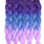 Tomo 24" 100G/Pack - 6 Pack/Lot Ombre Jumbo Braids Hair Extensions Synthetic Crochet Braiding Box Braids Hair - Any One Color As per Choice