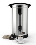 GAOMON Commercial Coffee Urn 110 Cups-16L, Commercial Grade Hot Water Dispenser with Coffee Percolator,Stainless Steer Hot Beverage Thermos,Hot Water Urn for Catering,Silver