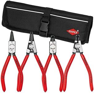 KNIPEX Tools - 4 Piece Circlip Set In Pouch Straight & 90 Degree (9K001952US)