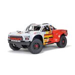 ARRMA ARA4404T1 Mojave RC 4X4 4S BLX 1/8th Scale Desert Truck RTR, White/Red