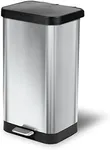 Glad Stainless Steel Step Trash Can