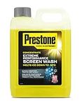 Prestone Screenwash Concentrate 2.5L, Screen Wash For Cars - Winter, High Performance Cleaning With Streak Free Formula, Extreme Performance Super Concentrated Screenwash, Reduce Plastic, 2.5 Litre