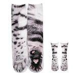 Novelty Gifts for Men Funny and Unusual Cat Paw Socks Funny Socks Cat Lovers Funny Gifts for Women Men (American Shorthair)