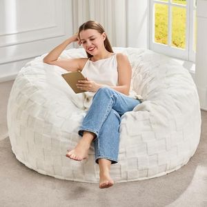 Hobestluk Bean Bag Chairs for Adult Large Beanbag for Living Room Bedroom