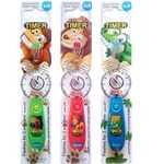 Children's Toothbrush with Flashing Timer, 3 each