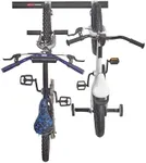 Rubbermaid FastTrack Garage Storage Bike Storage Kit, 3 Piece, All in One Rail Hook Kit Organizer, Heavy Duty Organization for Home/Garage/Wall/Shed