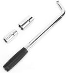 HOCHSTE Lug Wrench Car Wheel Brace Socket Extendable Heavy Duty Tyre Nut Size 17 19 21 23mm