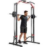 Sunny Health & Fitness Essential Smith Machine Squat Rack – SF-XF920020 , Black